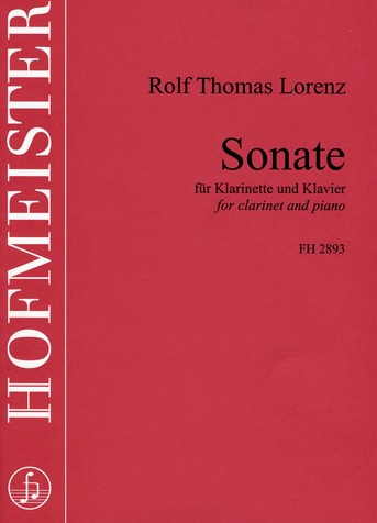 SONATE für Klarinette in A und Klavier (nur Print)