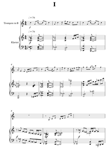 SONATE für Trompete und Klavier 1. Satz