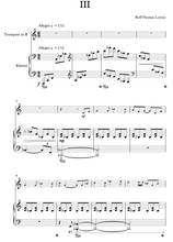 画像をギャラリービューアに読み込む, SONATE für Trompete und Klavier 3. Satz
