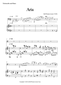 ARIA für Violoncello und Klavier
