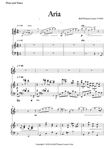 ARIA für Flöte und Klavier