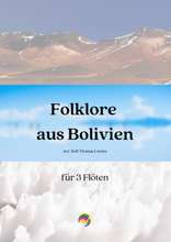 画像をギャラリービューアに読み込む, BOLIVIAN Folksongs for 3 Flutes
