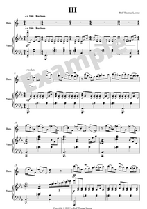 EPISODE Nr. 3 für Baritonsaxofon und Klavier