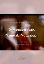 画像をギャラリービューアに読み込む, 8 Menuette aus Nannerls Notenbuch
